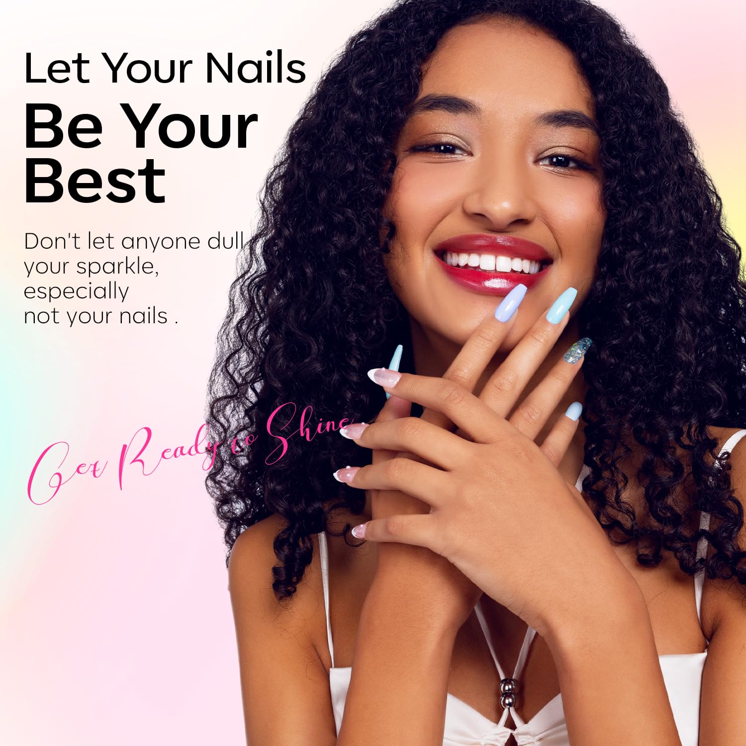modelones 32 PCS Gel Nail Polish Set, 28 Colors Spring Colorful Gel Polish with No Wipe Base Coat, Glitter & Glossy & Matte Top Coat Soak Off LED Nail Art Kit Salon at Home - Image 6