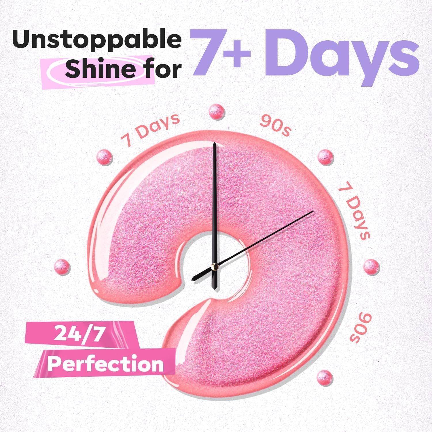 modelones Nail Polish Set, 6 Colors Chrome Nail Polish 2025 Spring Pearl Shimmer Pink Purple White Aurora Iridescent Green Quick Dry Nail Polish Kit Mothers Day Gifts for Women Salon DIY Manicure Kit - Image 6