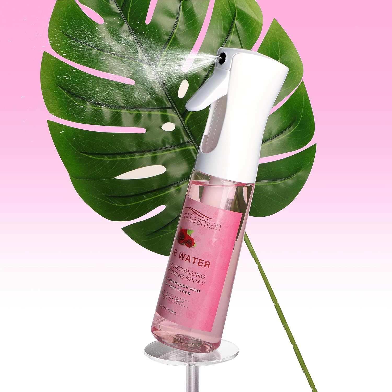 Moisturizing Refreshing Spray for Locs- Rose Water Hair Scalp Moisturizer, Castor Oil- Natural Loc Care and Maintenance (Rose, 10 Fl oz) - Image 8