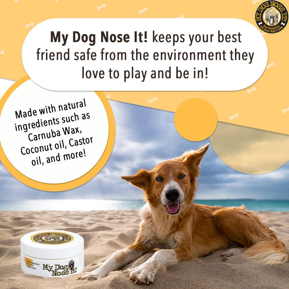 Moisturizing Sun Protection Balm for Dogs Noses - Protect Your Dog from Harmful UVA/UVB Rays .5 Ounce - Image 5