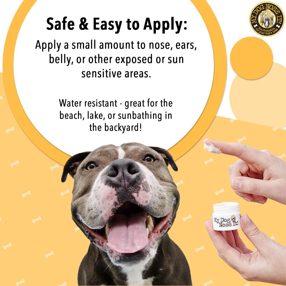 Moisturizing Sun Protection Balm for Dogs Noses - Protect Your Dog from Harmful UVA/UVB Rays .5 Ounce - Image 3