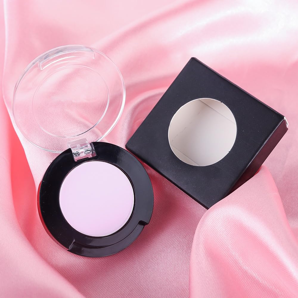 Monochrome Matte Eyeshadow Makeup Palette, Highly Pigmented Light Purple Eyeshadow Palette, Matte Pressed Powder Eye shadow Makeup, Single Vegan Eye Shadow, Daily Evening Women Girls Eyeshadow Gift12# - Image 7