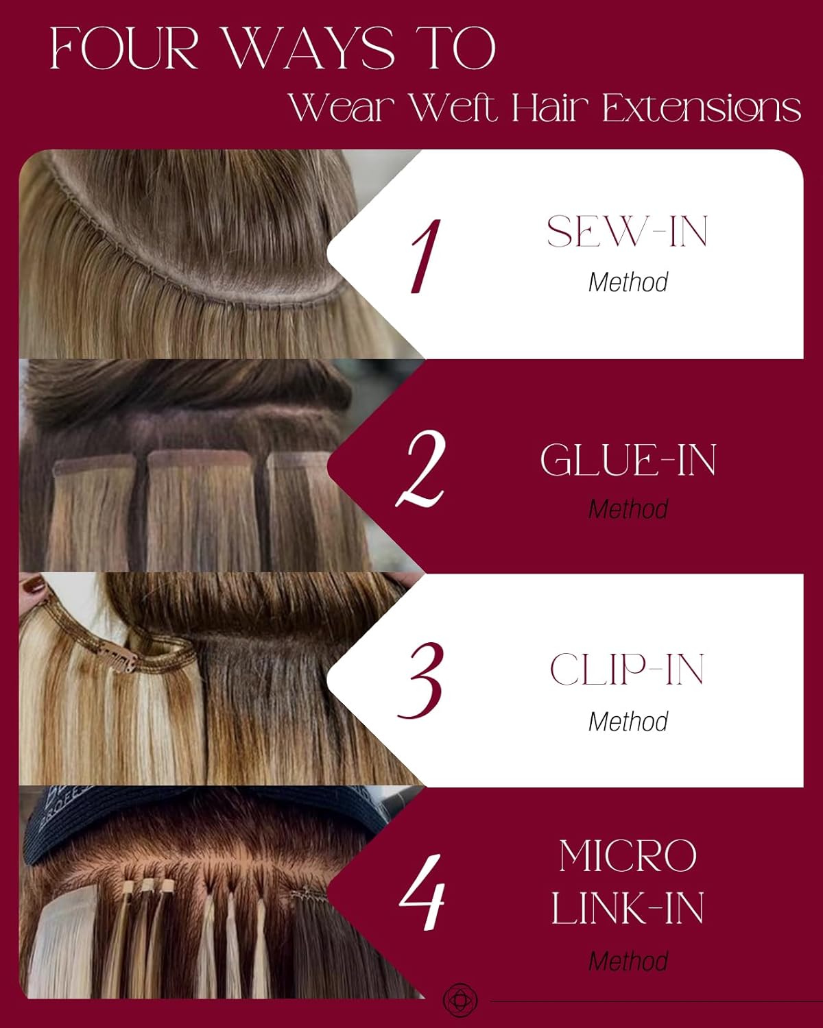 Moresoo Sew in Hair Extensions Real Human Hair Black Women Straight Remy Hair Weft Extensions Jet Black Weft Hair Extensions Human Hair Long 100G 20 Inch - Image 5