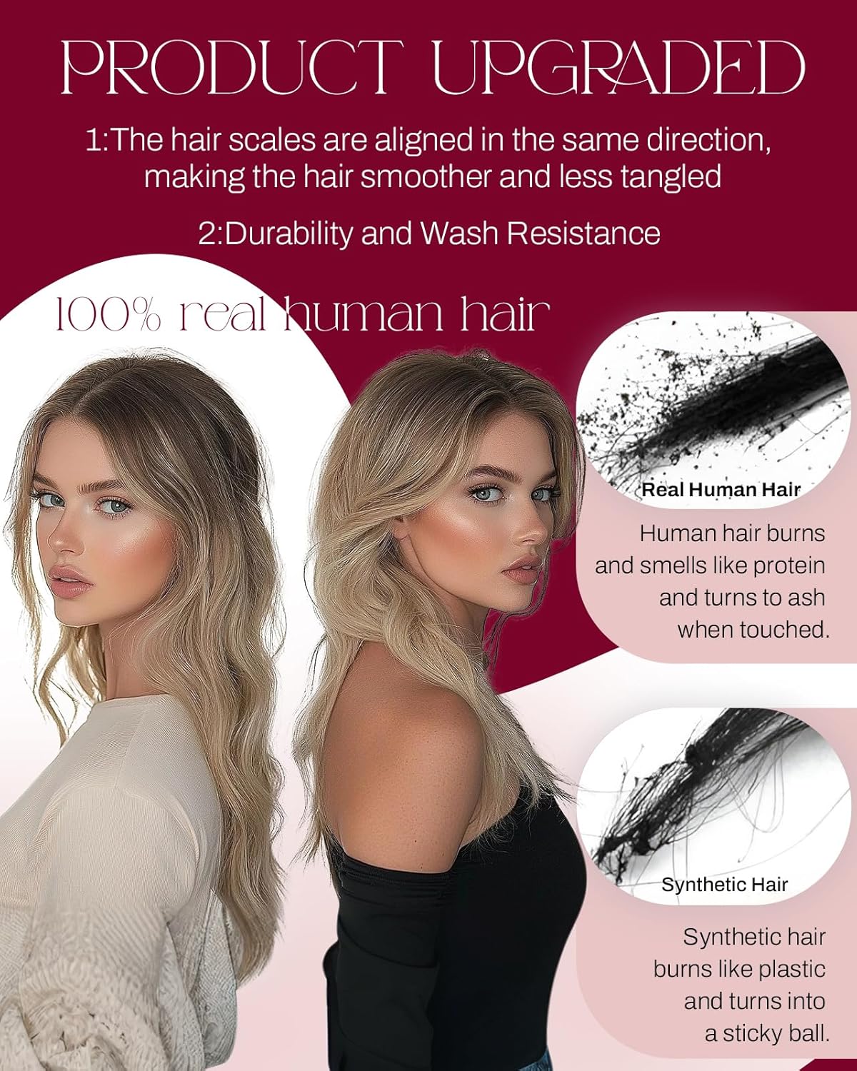 Moresoo Sew in Hair Extensions Real Human Hair Black Women Straight Remy Hair Weft Extensions Jet Black Weft Hair Extensions Human Hair Long 100G 20 Inch - Image 4