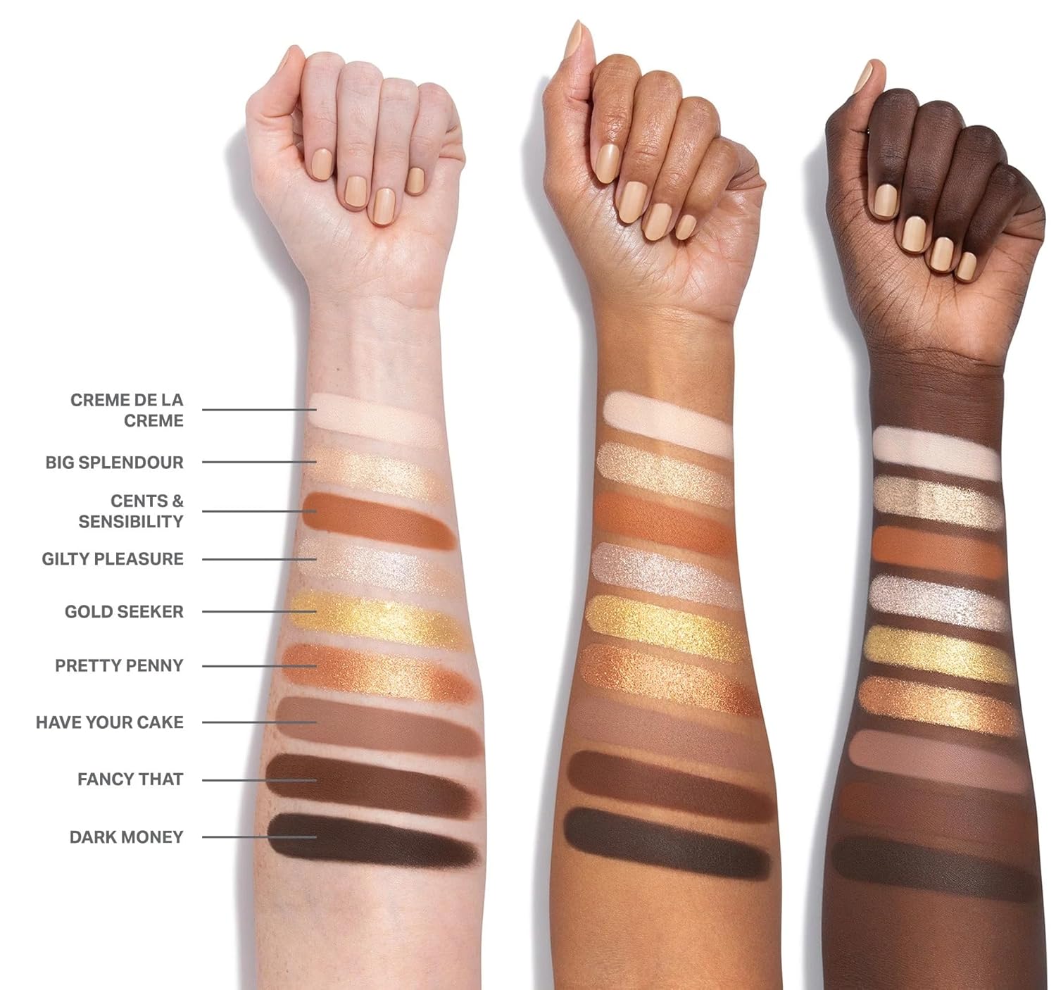 Morphe Rich & Foiled Artistry Palette - Foil-Effect Eyeshadow Palette with Matte, Shimmer & Foil Finishes - Brown & Gold Eyeshadow with Luminous Payoff - Gold Seeker (0.35 oz) - Image 2