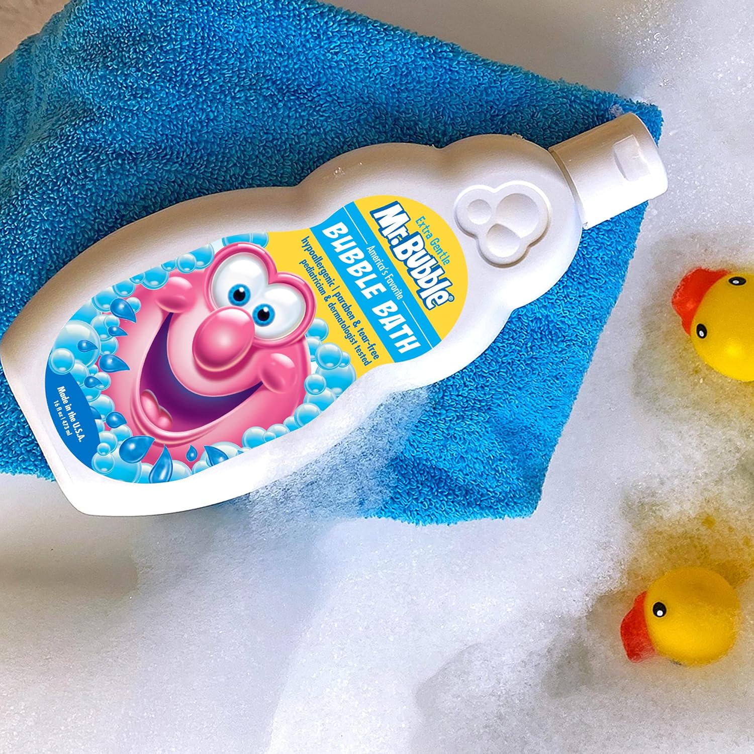 Mr. Bubble Extra Gentle Bubble Bath - Hypoallergenic, Tear Free Bubble Bath Solution Perfect for Sensitive Skin (Pack of 2 Bottles, 16 fl oz Each) - Image 8