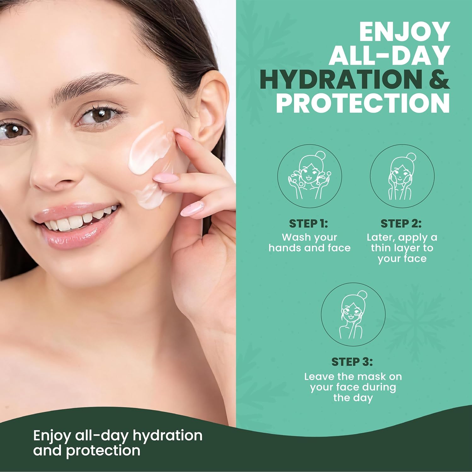 MUDMASKY Leave-Me-On Winter Mask – Face Moisturizer for Dry Skin, Hydrates, Nourishes & Protects – Lavender Scent – 1.35 FL. OZ – Winter Skincare & Intense Repair – Cold Weather Protection - Image 4