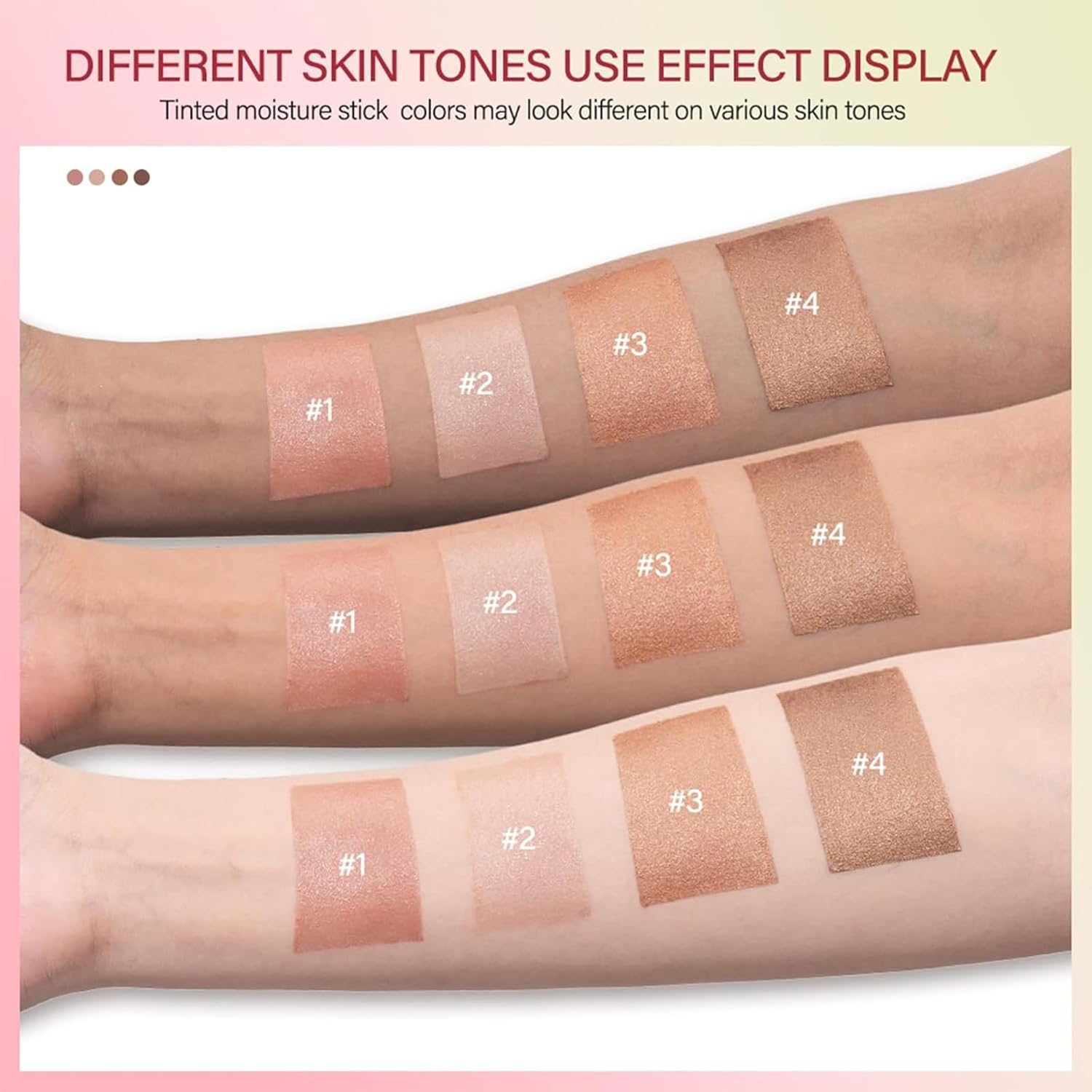Multi-Use Makeup Bronzer Stick, On-the-Go Glow Bronze Tinted Moisture Stick, Hydrating Solid Moisturizer with Bronze Tint, Natural Bronzed Glow, Blends Effortlessly, for Eyes, Cheeks & Body - Image 7