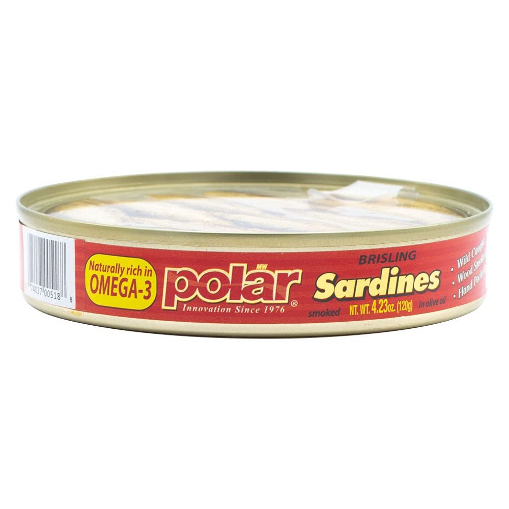 MW Polar Brisling Sardines, Smoked In Olive Oil, 4.23 Oz - Pack of 12 - Image 11