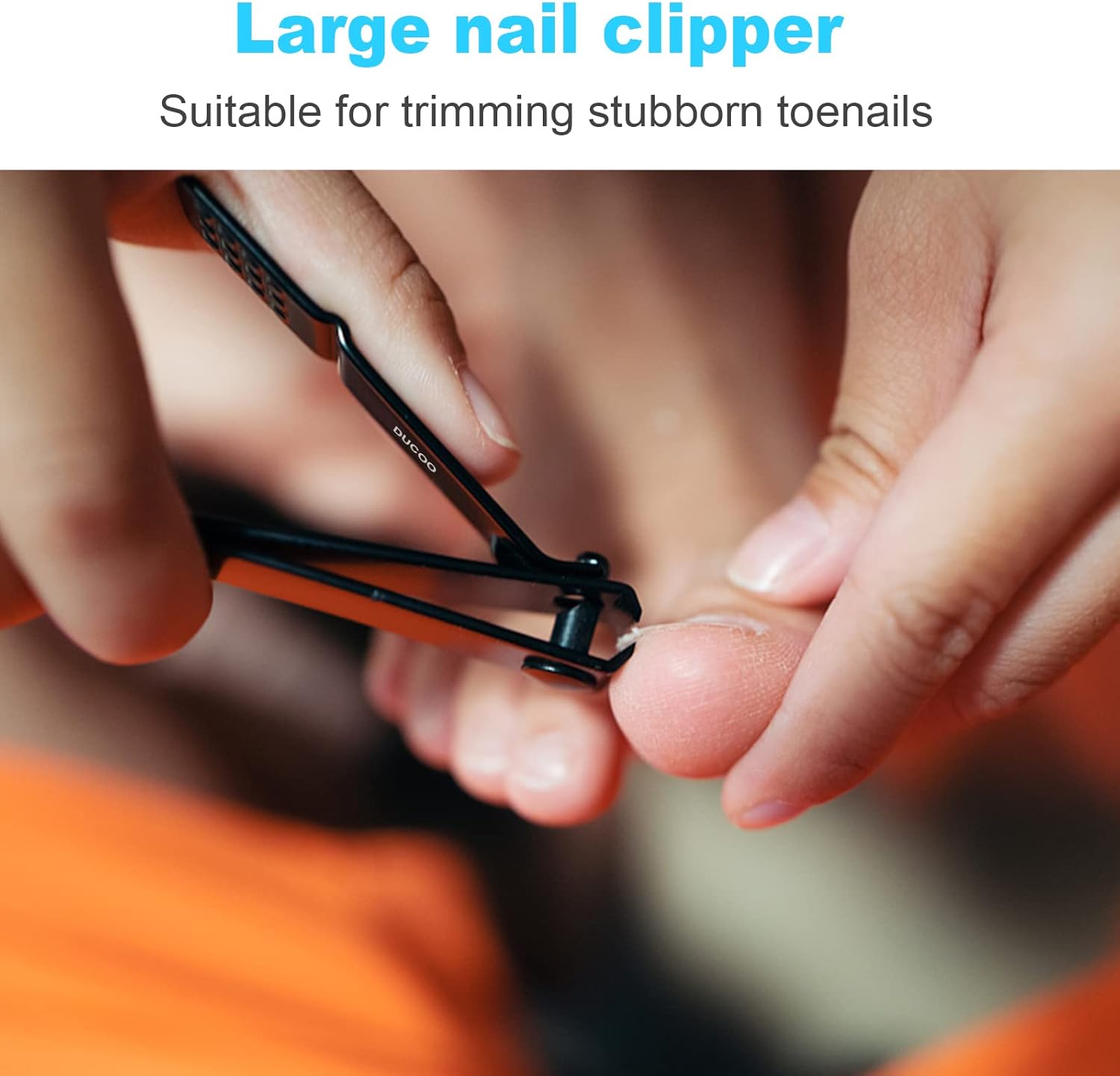 Nail Clipper Set, 4 PCS Ultra Sharp Nail Clippers for Men, Women, Adults Toenail Fingernail Clippers, Stainless Steel Nail Cutter & File, Black - Image 5