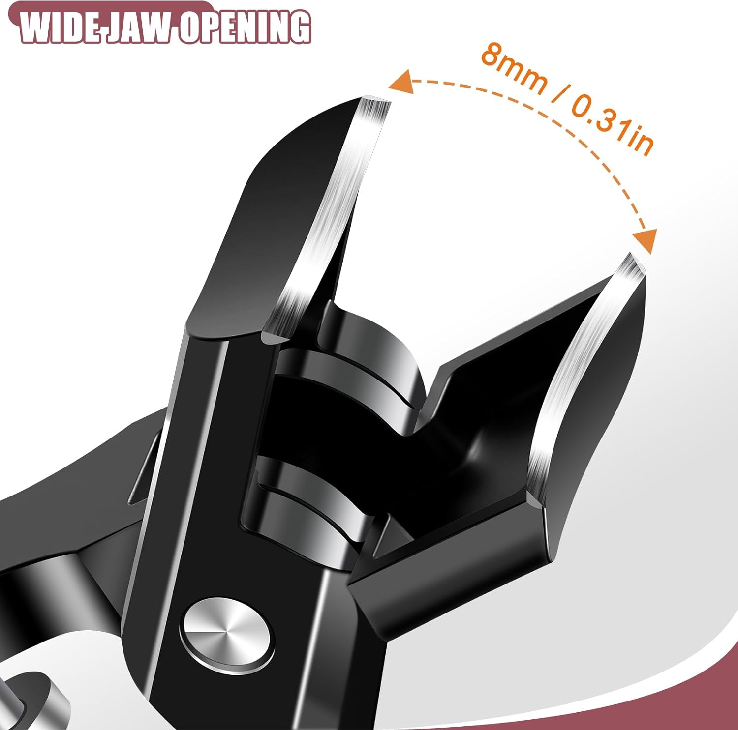 Nail Clippers for Men Thick Nails with Catcher, Large Toenail Clippers with Wide Jaw Opening for Seniors, Heavy Duty Fingernail Clipper with Long Handle Gifts for Men Women Adult - Image 3