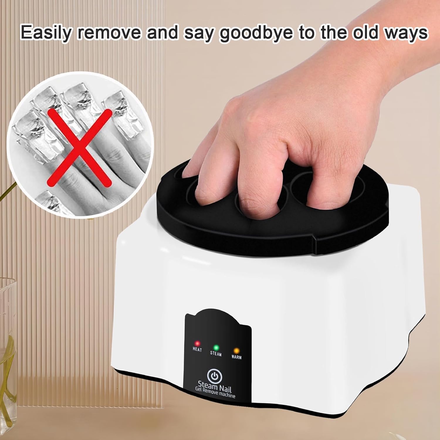 Nail Polish Remover Machine, 36W Portable Automatic Gel Polish Remover Machine UV Nail Polish Remover for Beauty Salon & Home Use - Image 3