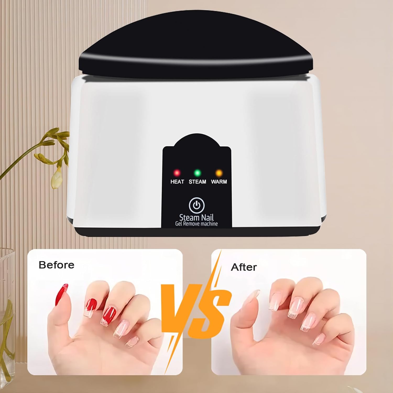 Nail Polish Remover Machine, 36W Portable Automatic Gel Polish Remover Machine UV Nail Polish Remover for Beauty Salon & Home Use - Image 2