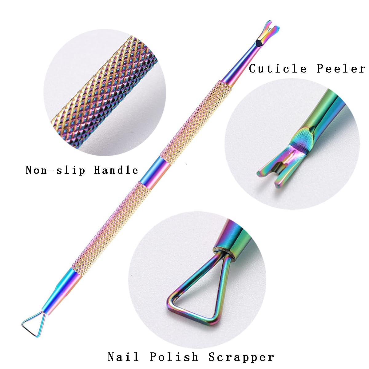 Nail Soaking Bowl, 1PCS Soak Off Gel Polish Dip Powder Remover Manicure Bowl for Hand with Stainless Steel Cuticle Peeler, Cuticle Pusher, Acetone for Acrylic Nail Supplies (Nail Polish Removers Kit1) - Image 5