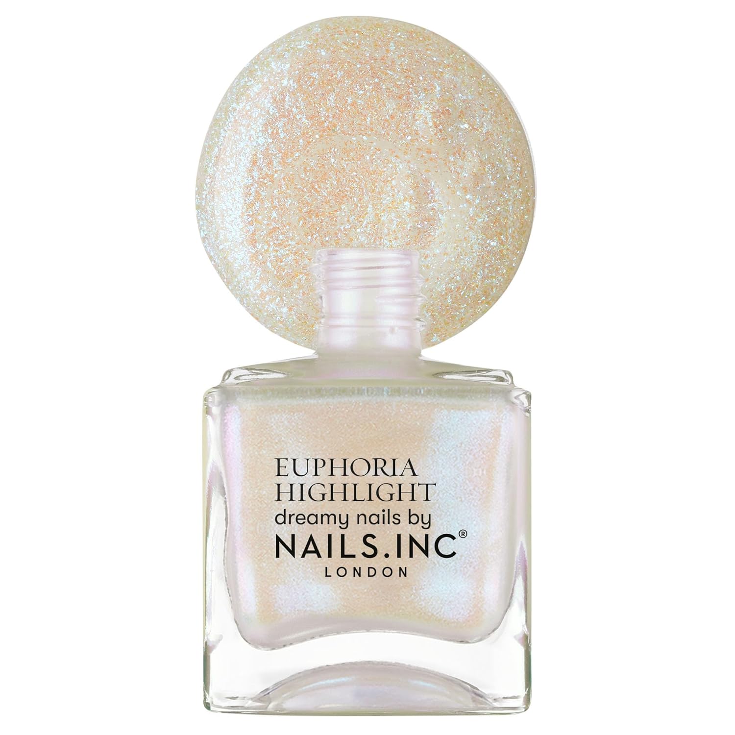 Nails Inc Euphoria Highlight, Make It Mythical, Pearl Shimmer, No Chip, Long Lasting, Quick Dry, Air Dry, Professional Manicures & Pedicures, Fingernails & Toenails, Vegan Nail Polish, 0.47 Fl Oz - Image 2