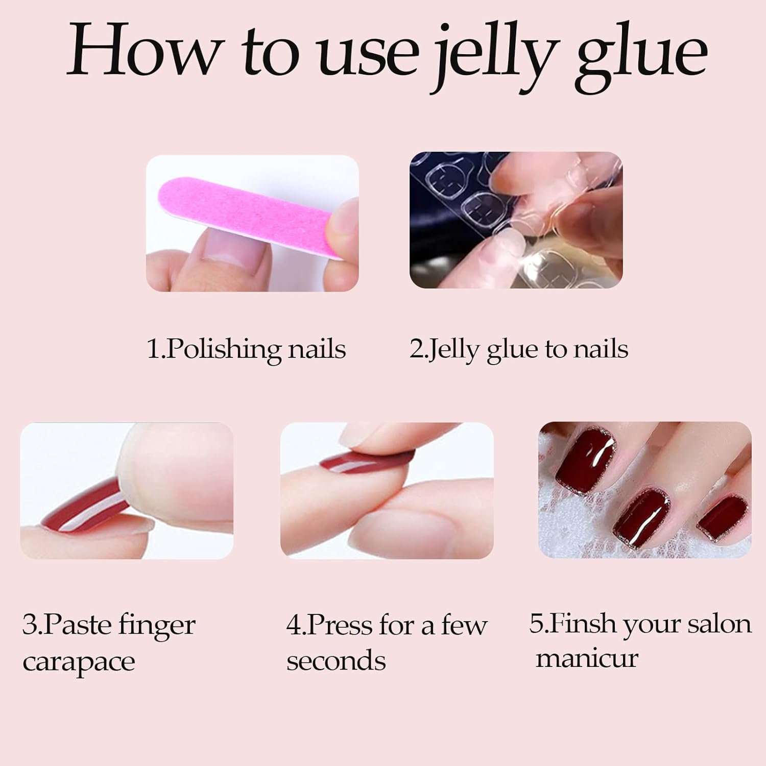 Nails Press ons,White Ombre Short Square Press on Nails Fake Nails Glossy Acrylic Artificial Nails Stick on Nails for Women 24Pcs - Image 8