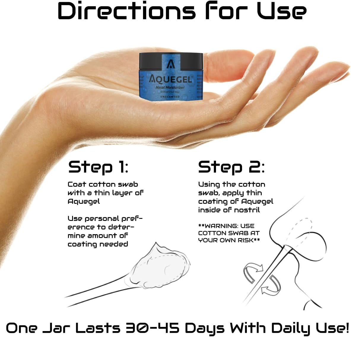 Nasal Moisturizer (Original Unscented), 12-Hour Nasal Moisture Relief, Water Based Nose Gel, Oxygen Therapy Nasal Moisturizer, Dry Nose, Nasal Dryness, Nosebleeds, Cannula, Saline Nasal Gel - Image 2