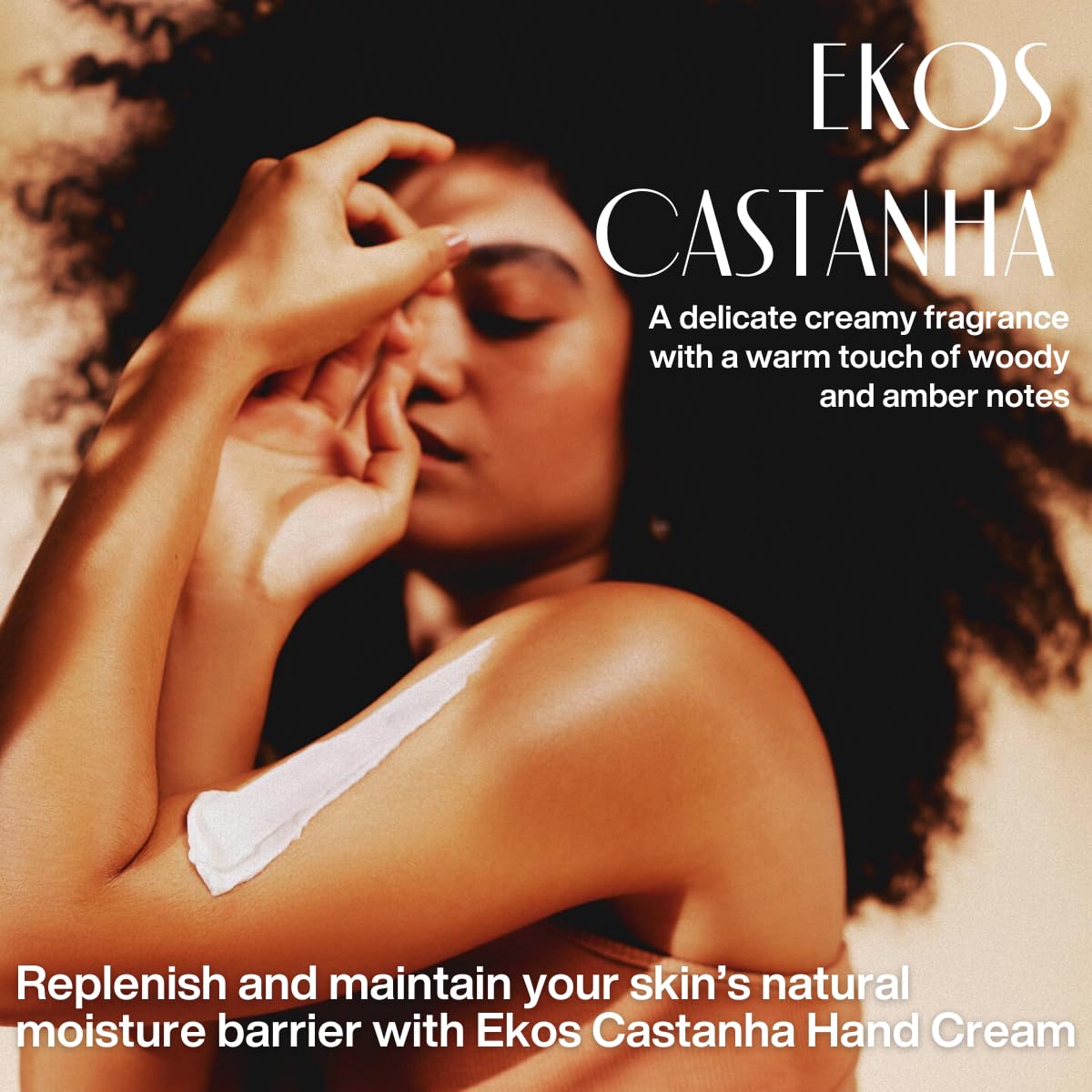 natura - Ekos Castanha (Brazil Nut) Hand Cream - Anti-Dryness Hand Balm - 24-Hour Deep Hydration Skin Moisturizer - Vegan Skin Care - Brazilian Beauty Secrets - Self Care & Body Care - 1.41oz (40g) - Image 2