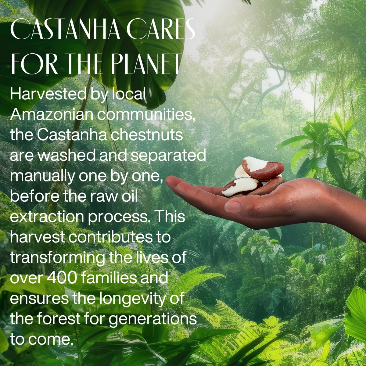 natura - Ekos Castanha (Brazil Nut) Hand Cream - Anti-Dryness Hand Balm - 24-Hour Deep Hydration Skin Moisturizer - Vegan Skin Care - Brazilian Beauty Secrets - Self Care & Body Care - 1.41oz (40g) - Image 6