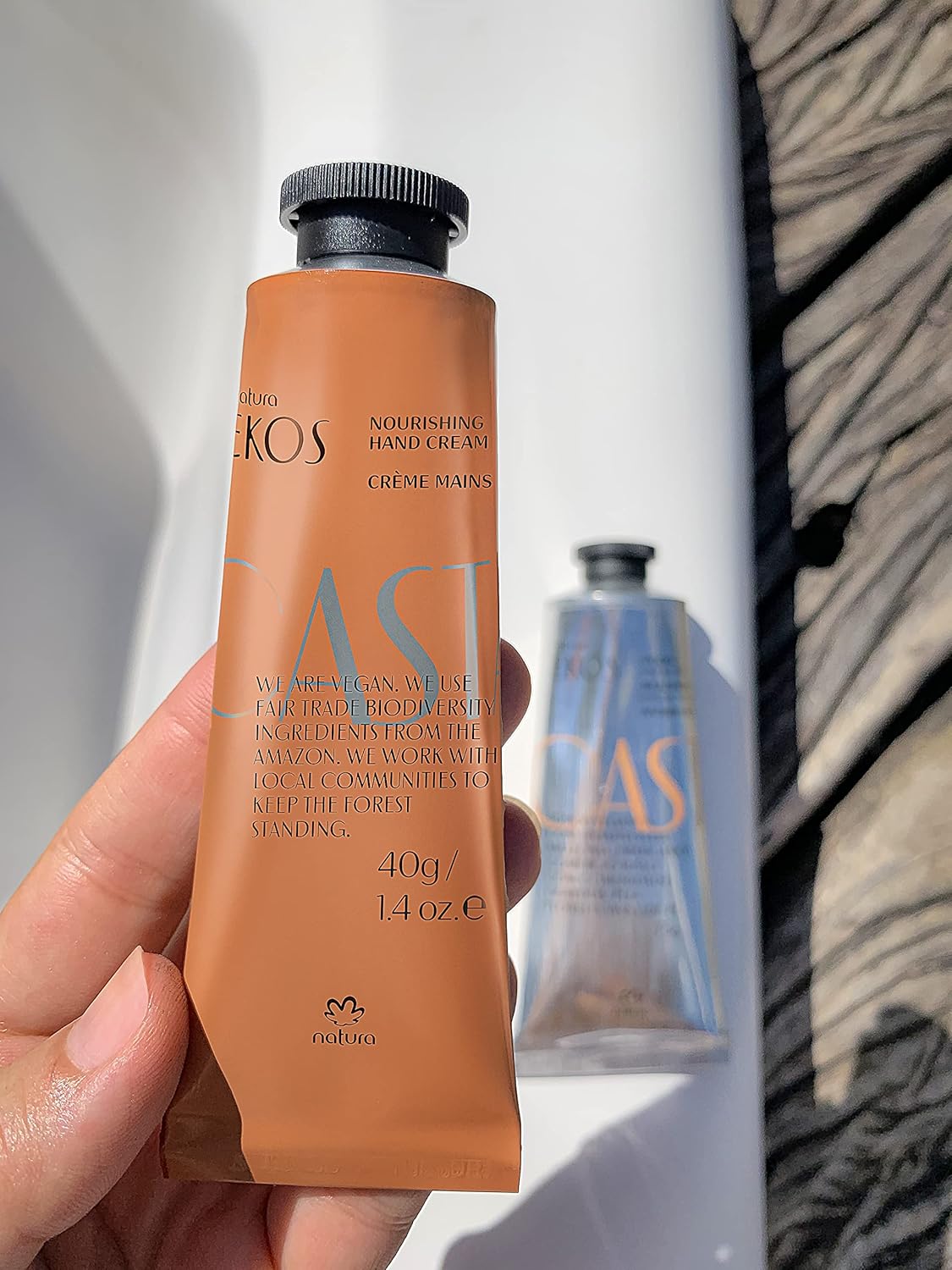 natura - Ekos Castanha (Brazil Nut) Hand Cream - Anti-Dryness Hand Balm - 24-Hour Deep Hydration Skin Moisturizer - Vegan Skin Care - Brazilian Beauty Secrets - Self Care & Body Care - 1.41oz (40g) - Image 8