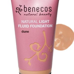 Natural Cosmetics - Light Fluid Foundation - Liquid - Matting - Vegan - Dune - 30 ml