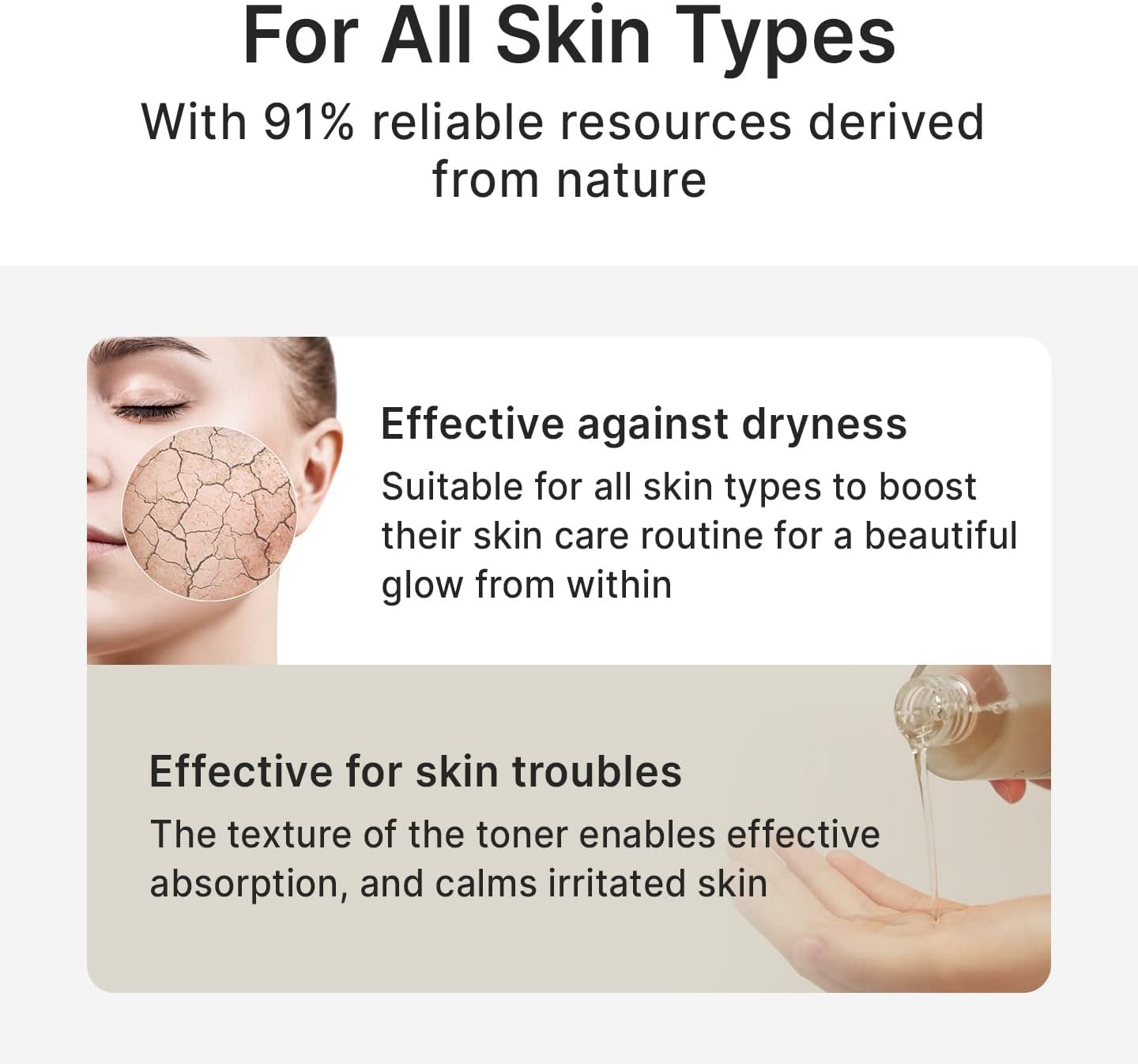 Natural Glow Facial Toner | 83% Sea Buckthorn Extract | Korean Skincare, Vegan, for Sensitive Skin, 4.7 fl oz - Image 2