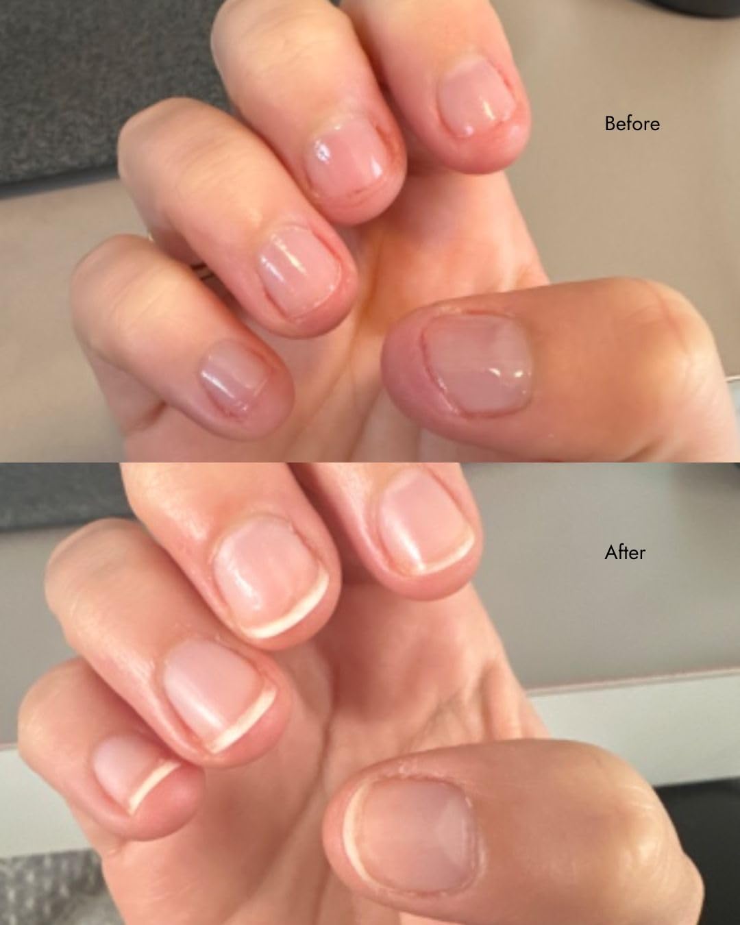 Natural Nail Strengthener Polish, Transparent Clear, Strengthening, Long-Lasting, Vegan & Cruelty-Free, 10ml – .34 fl oz. - Image 2