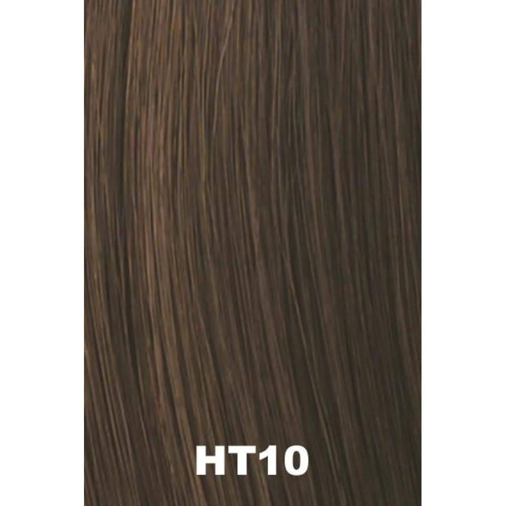 Natural Tone Hair Wrap HT10 Med Brown - Christie Brinkley 6" Overall Length Heat Friendly Textured Hairpiece Fun Bun Chignon - Image 2