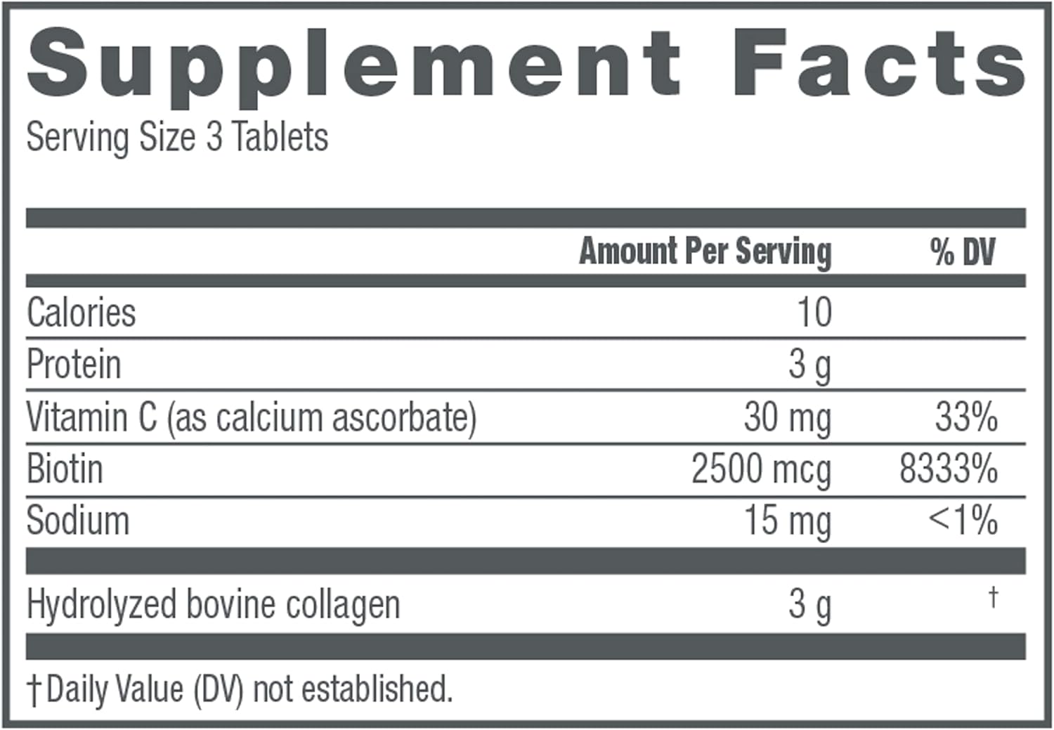 NeoCell Super Collagen With Vitamin C and Biotin, Skin, Hair and Nails Supplement, Includes Antioxidants, Tablet, 270 Count, 1 Bottle - Image 2