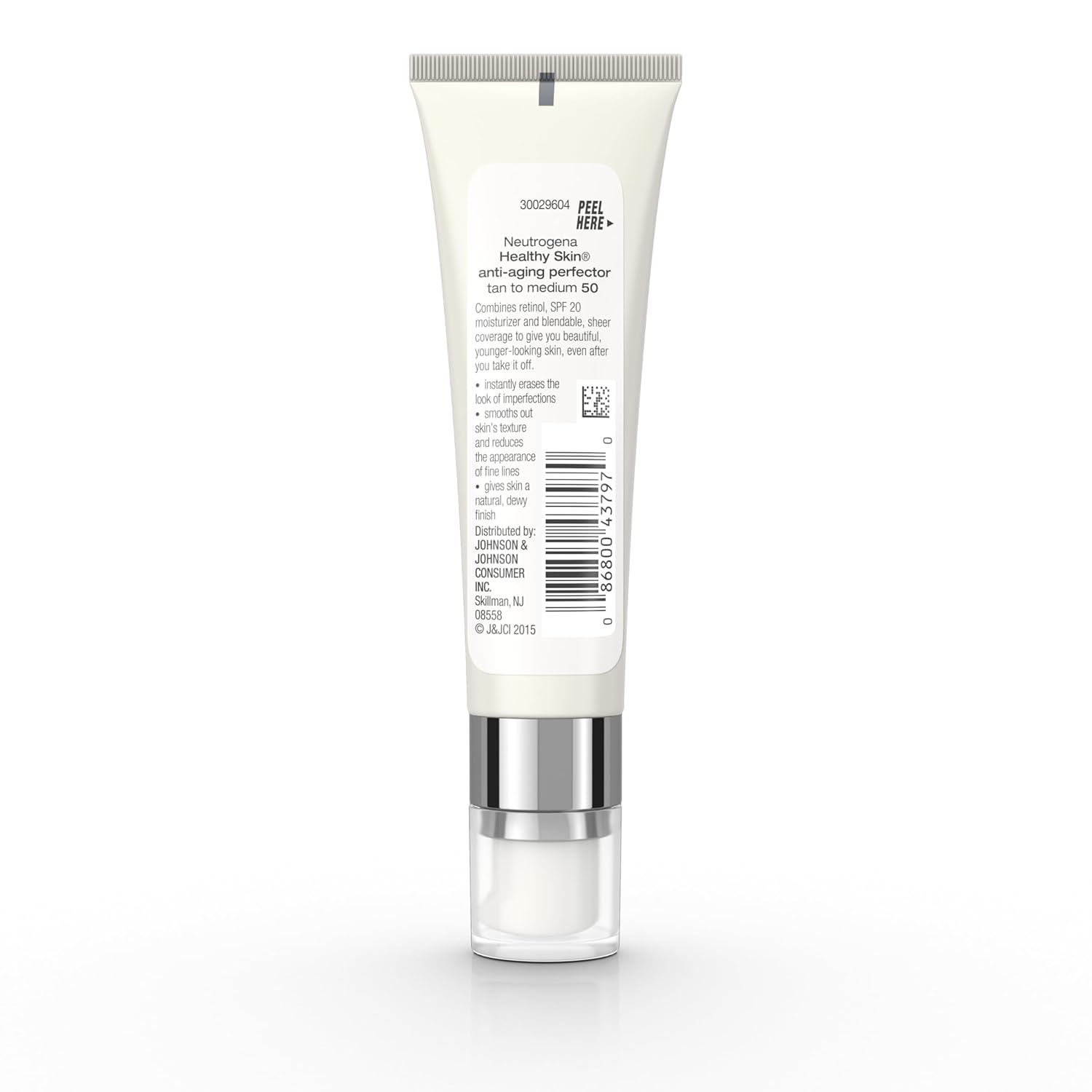 Neutrogena Healthy Skin Anti-Aging Perfector Tinted Facial Moisturizer and Retinol Treatment with Broad Spectrum SPF 20 Sunscreen with Titanium Dioxide, 50 Tan to Medium, 1 fl. oz - Image 9