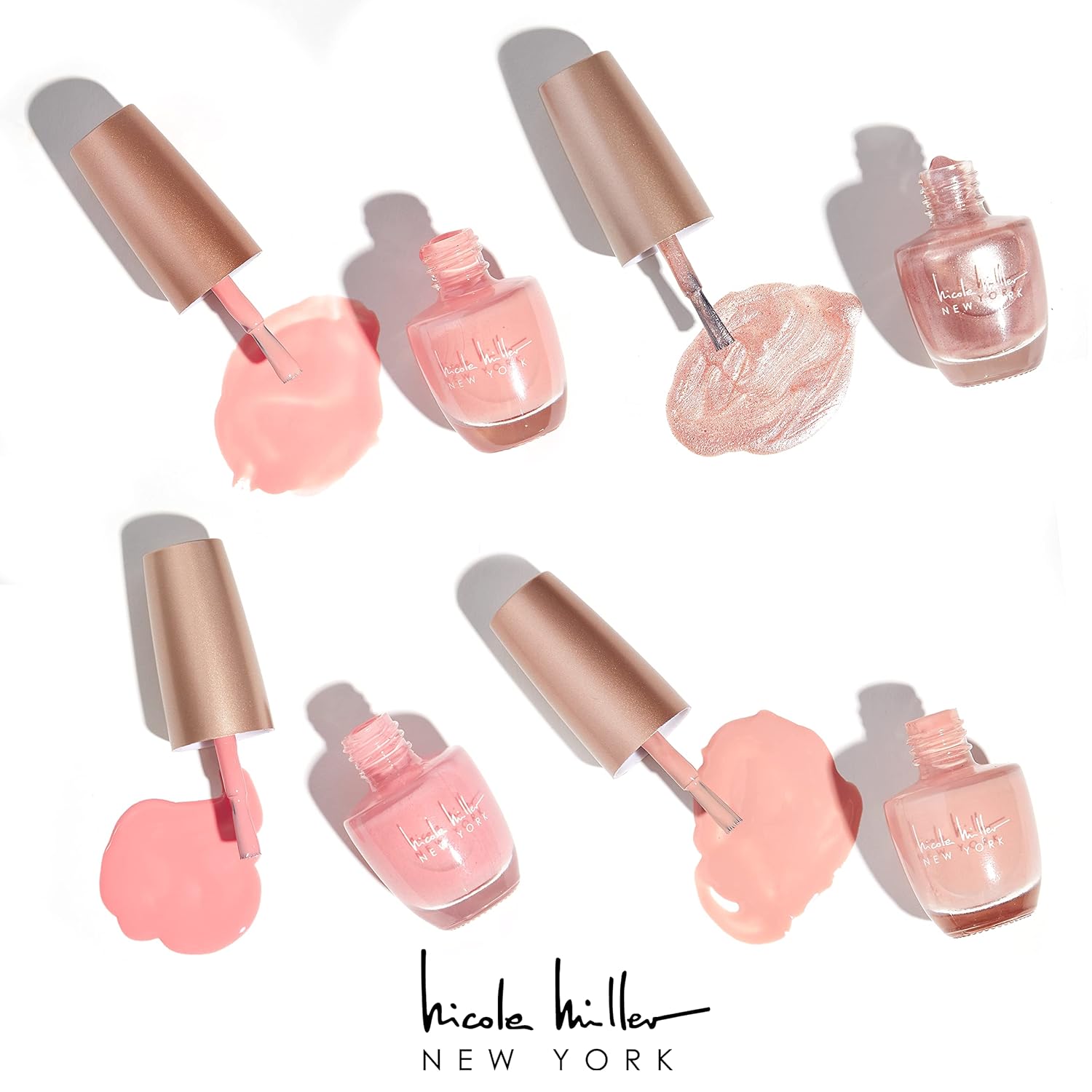 Nicole Miller Nail Polish Collection – Unique Glossy and Shimmery Colors for Women and Girls, Rose Golds - Image 3