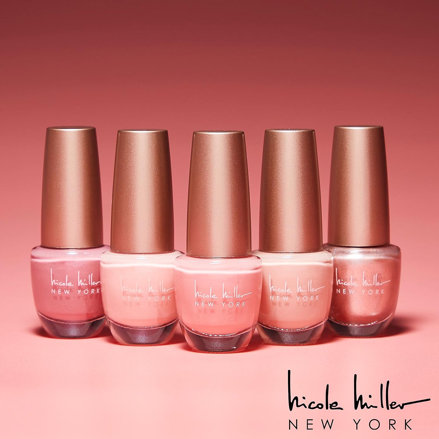 Nicole Miller Nail Polish Collection – Unique Glossy and Shimmery Colors for Women and Girls, Rose Golds - Image 5