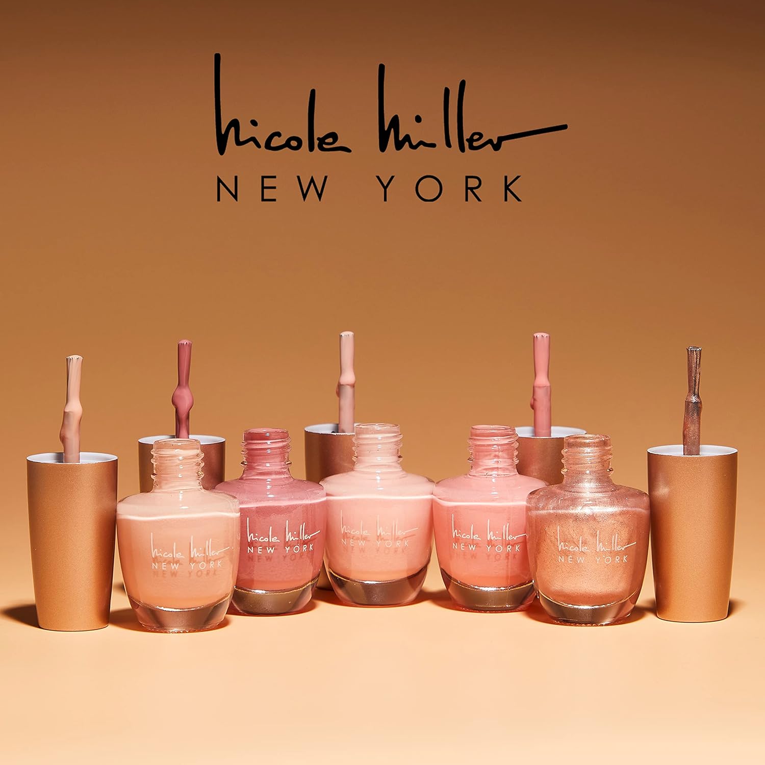 Nicole Miller Nail Polish Collection – Unique Glossy and Shimmery Colors for Women and Girls, Rose Golds - Image 4