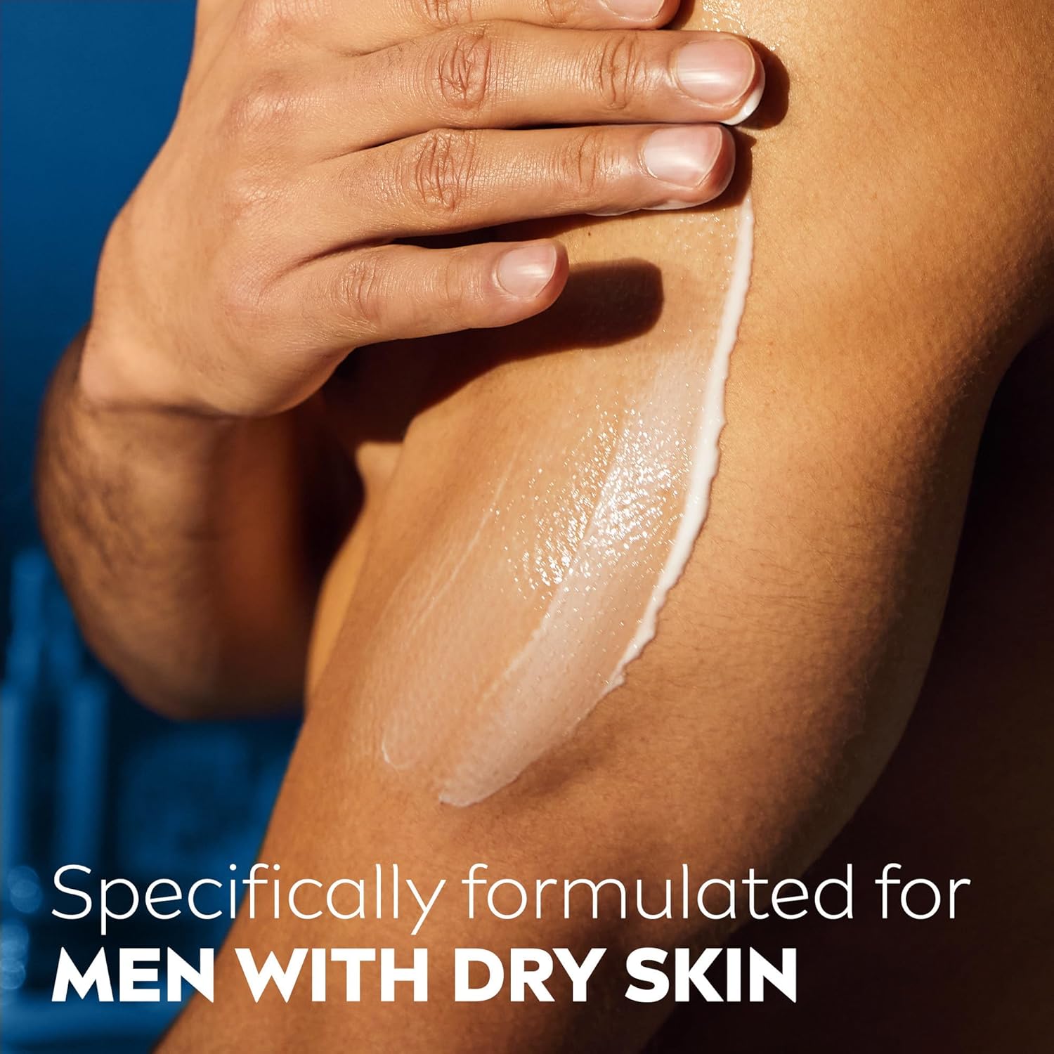 NIVEA MEN Maximum Hydration 48-Hour Moisture Body Lotion for Dry Skin, Aloe Vera Lotion for Men, 3-in-1 Body, Face and Hands, Dermatologically-Tested, 16.9 Fl Oz Bottle - Image 7