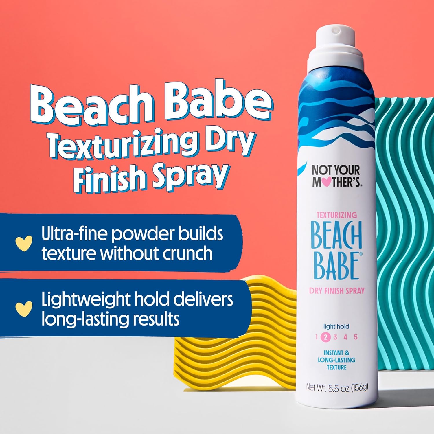 Not Your Mother's Beach Babe Texturizing Dry Finish Spray (2-Pack) - Add Instant, Buildable Texture to Dry Hair - Essentials for All Hair Types - Image 2