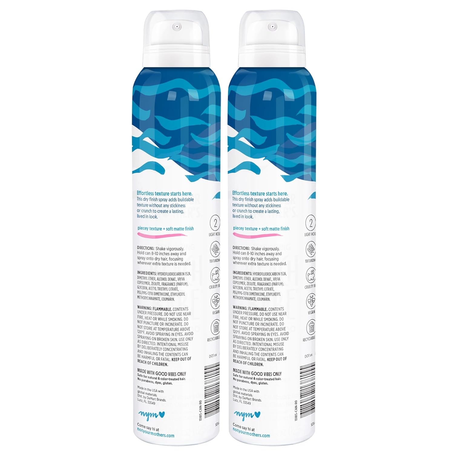Not Your Mother's Beach Babe Texturizing Dry Finish Spray (2-Pack) - Add Instant, Buildable Texture to Dry Hair - Essentials for All Hair Types - Image 8