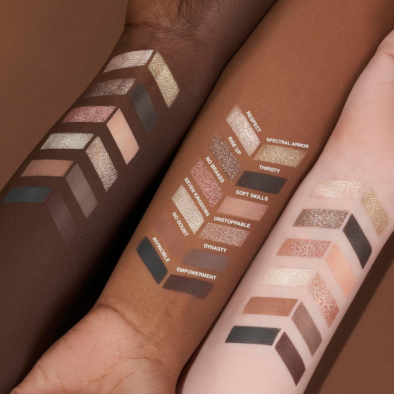 Nude Eyeshadow Palette Her Majesty – 12 High Pigment, Blendable Shades – Long-Lasting & Smudge-Proof – Matte, Satin, Shimmer & Glitter Finishes – 0.47 oz - Image 6