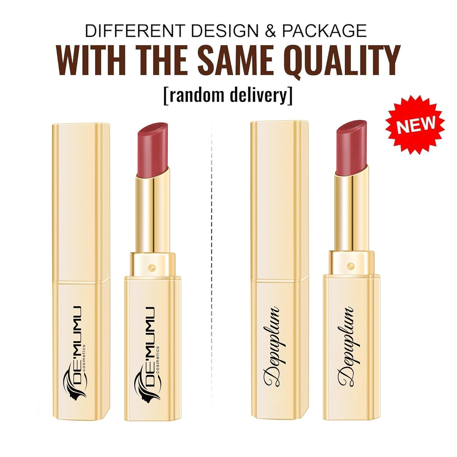 Nude Pink Lipstick for Women Hydrate Cream Lipstick Moisture Lip Gloss Sheer-Medium Coverage Shine Tinted Lip Balm for Dry Lips, DM95 Nude Pink - Image 8