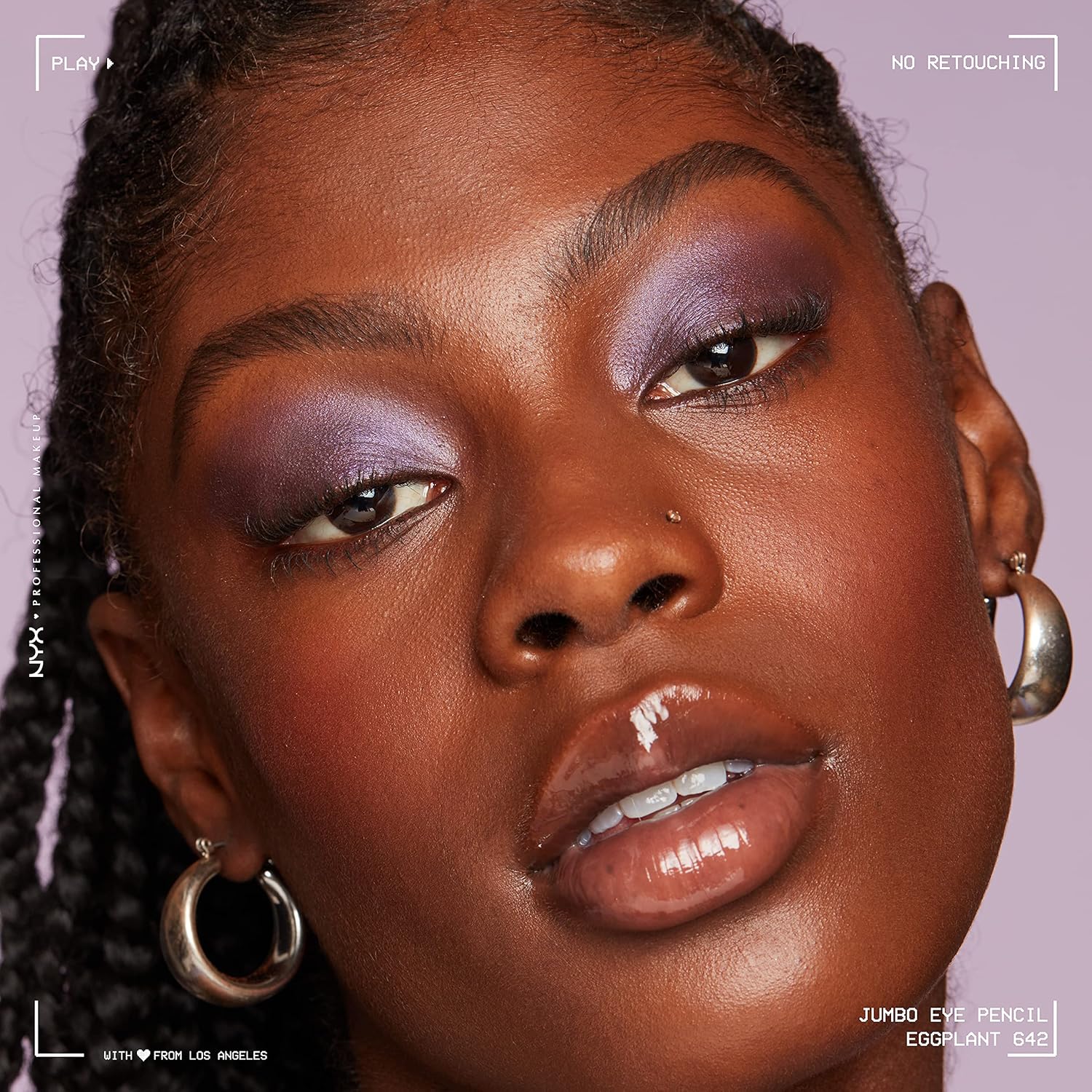 NYX PROFESSIONAL MAKEUP Jumbo Eye Pencil, Blendable Eyeshadow Stick & Eyeliner Pencil - Eggplant (Violet) - Image 7