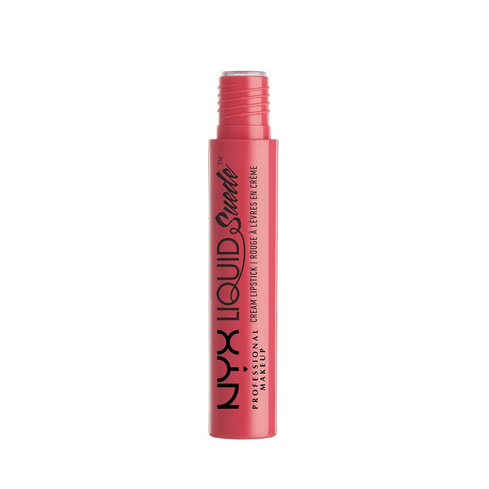 NYX PROFESSIONAL MAKEUP Liquid Suede Cream Lipstick - Life's A Beach (Bright Coral) - Image 2