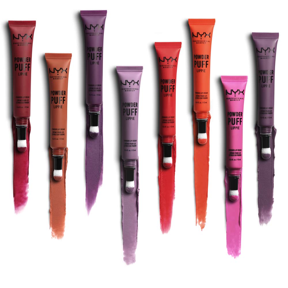 NYX PROFESSIONAL MAKEUP Powder Puff Lippie Lip Cream, Liquid Lipstick - Bby (Fuchsia) - Image 6