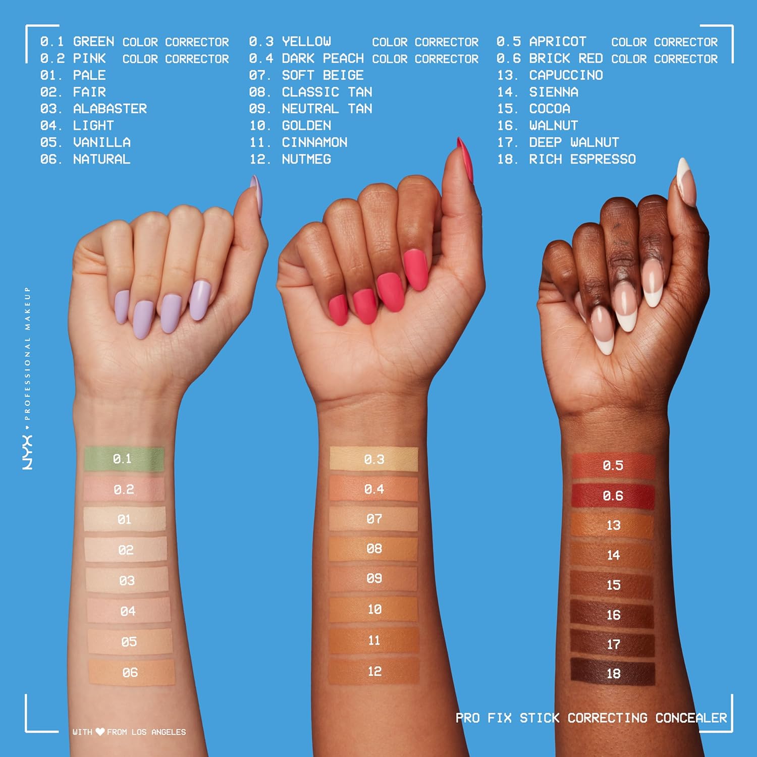 NYX PROFESSIONAL MAKEUP Pro Fix Stick Correcting Concealer, Buildable Medium Coverage Concealer Stick - Fair - Image 6