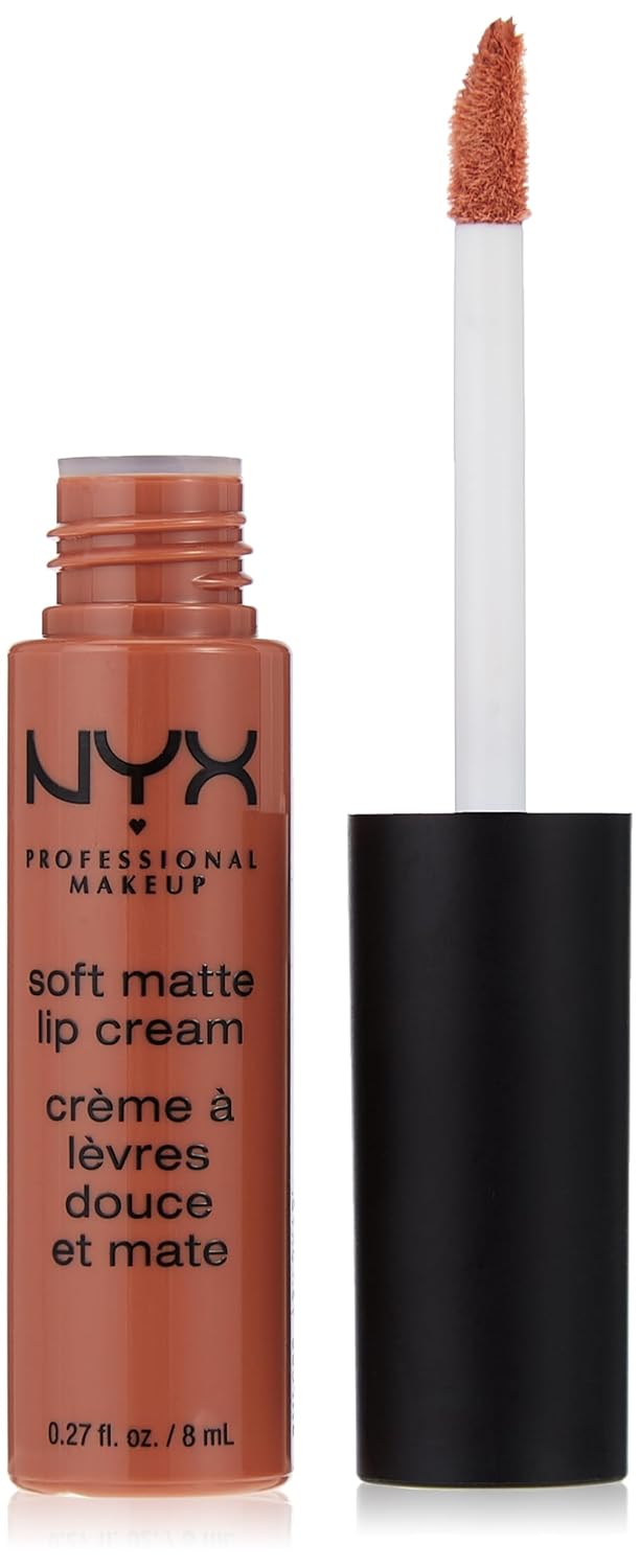 NYX PROFESSIONAL MAKEUP Soft Matte Lip Cream Lightweight Liquid Lipstick Bundle - Abu Dhabi (Deep Rose-Beige) & Stockholm (Mid-Tone Beige Pink) - Image 2
