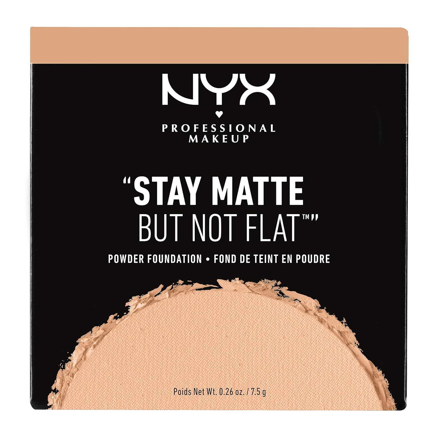 NYX PROFESSIONAL MAKEUP Stay Matte But Not Flat Powder Foundation, Soft Beige - Image 4