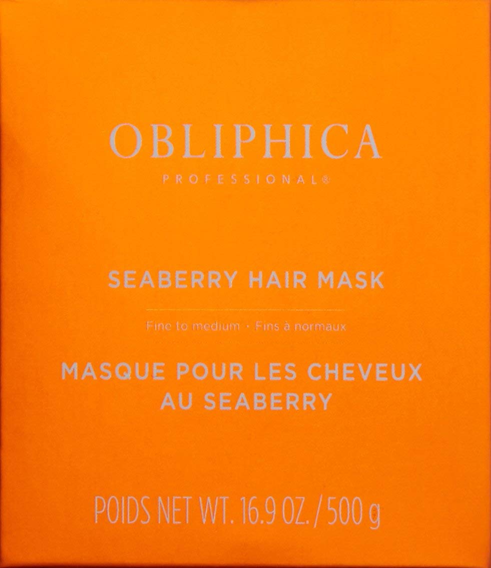 Obliphica Seaberry Hair Mask - Deep Conditioning Hydrating Treatment for Dry and Damaged Hair - Fine, Frizzy, and Color-Treated Hair - 1.05 Pound (Pack of 1) - Image 4