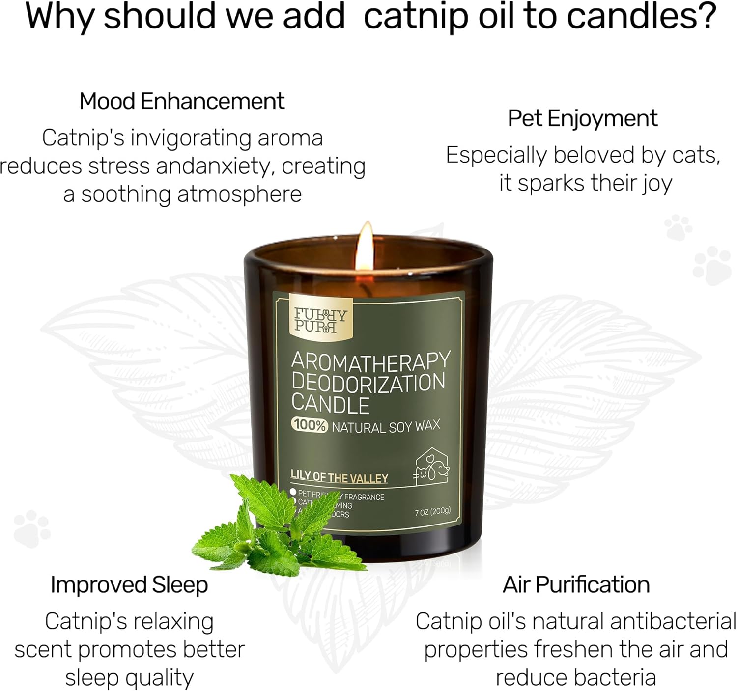 Odor Eliminating Candle, Berry Rum Scented Candle, Pet-Friendly Soy Candles, 60 Hours, 7 oz - Image 6