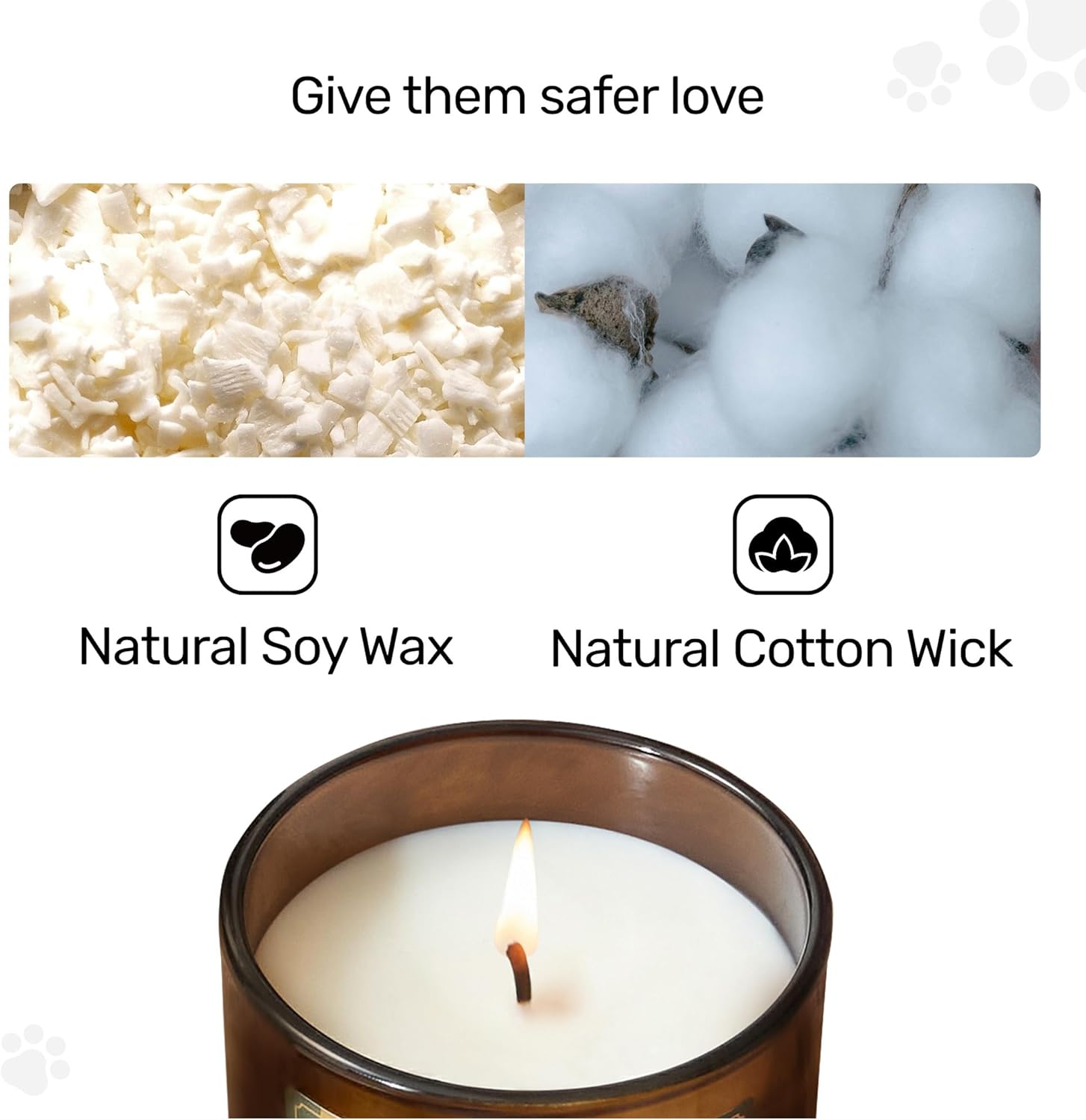 Odor Eliminating Candle, Berry Rum Scented Candle, Pet-Friendly Soy Candles, 60 Hours, 7 oz - Image 5