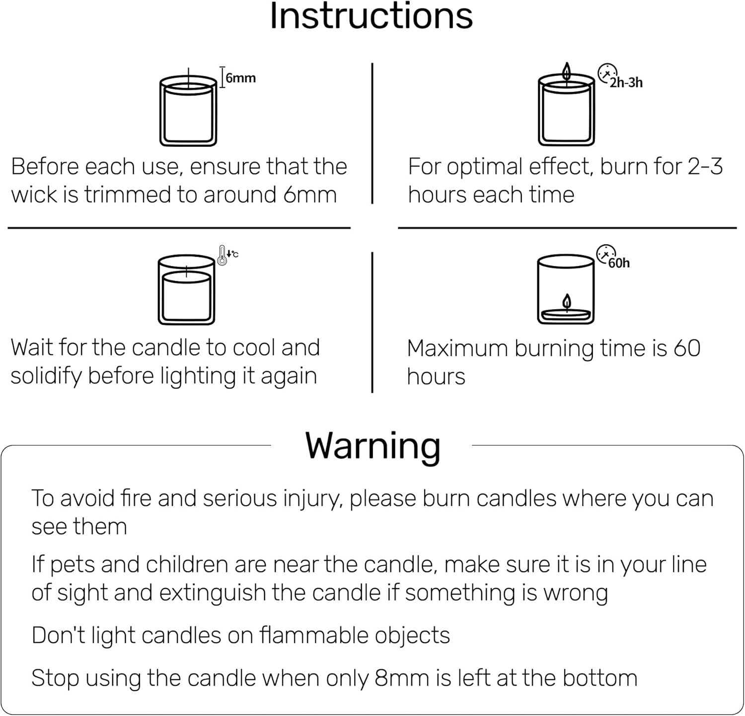 Odor Eliminating Candle, Berry Rum Scented Candle, Pet-Friendly Soy Candles, 60 Hours, 7 oz - Image 7