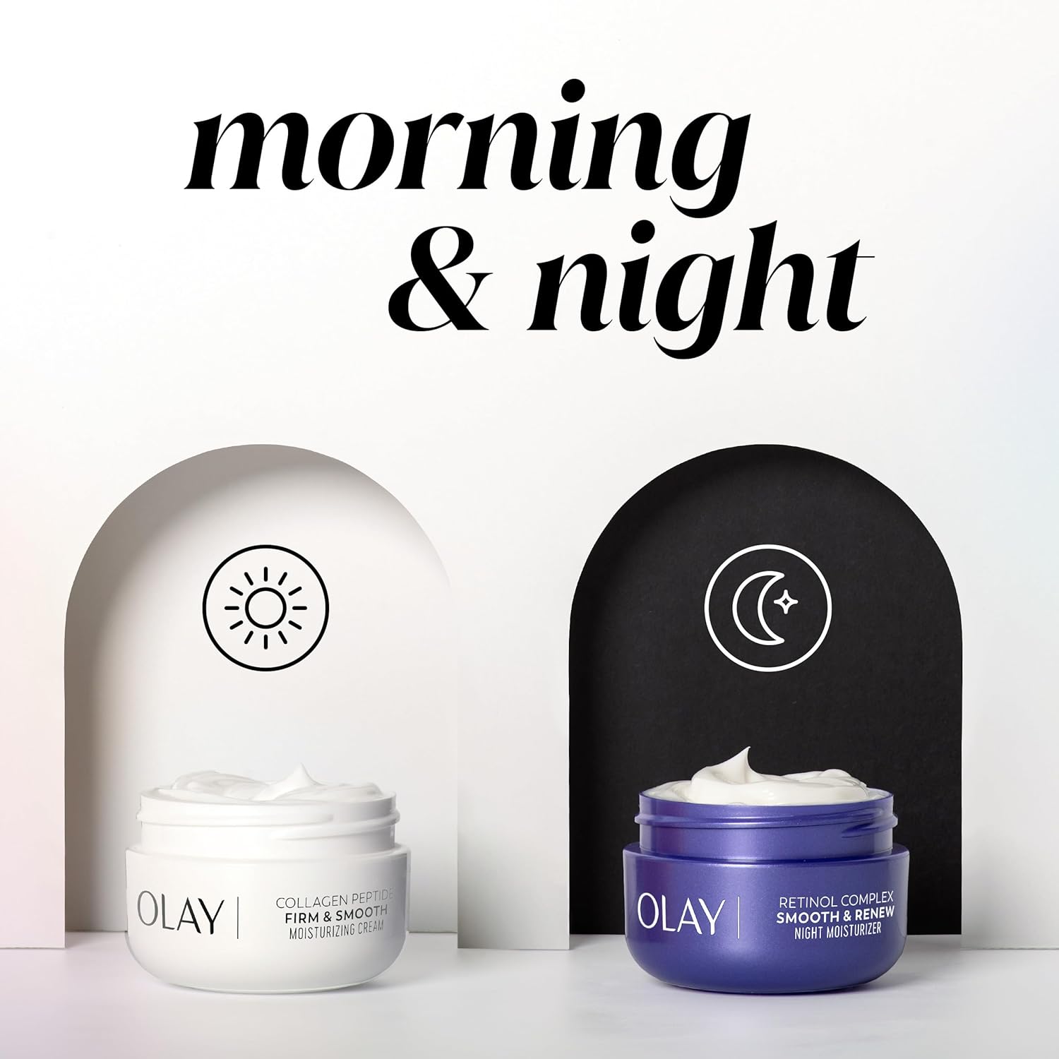 Olay Firm & Smooth Collagen Peptide Face Moisturizer, 2 oz Fragrance Free Firming Face Cream for Hydration and Skin Renewal, Recyclable Eco Jar Packaging - Image 9