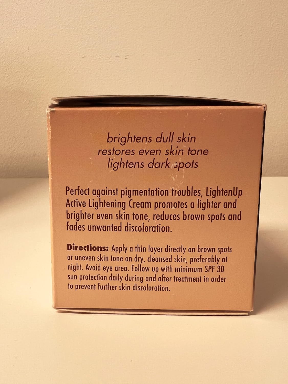 OMIC Lighten-Up Plus Active Skin Brightening Cream - 3.4 Fl oz / 100 ml - Daily Moisturzing Cream, For Face and Body - Image 6